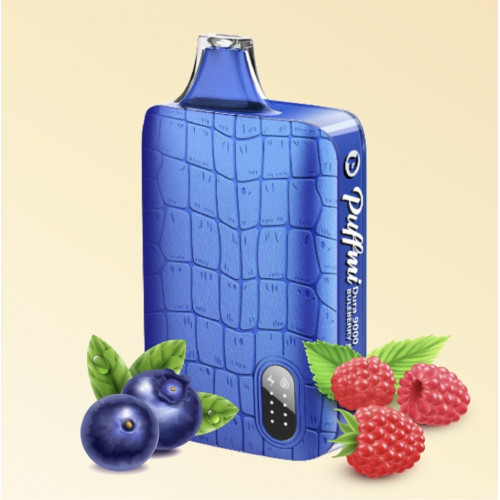 Электронная сигарета PuffMi Dura 9000 Черника Малина Лёд